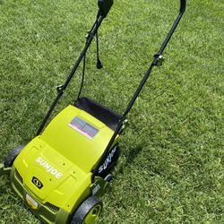 12-Amp,Electric Dethatcher Scarifier w/Removeable 13 inch