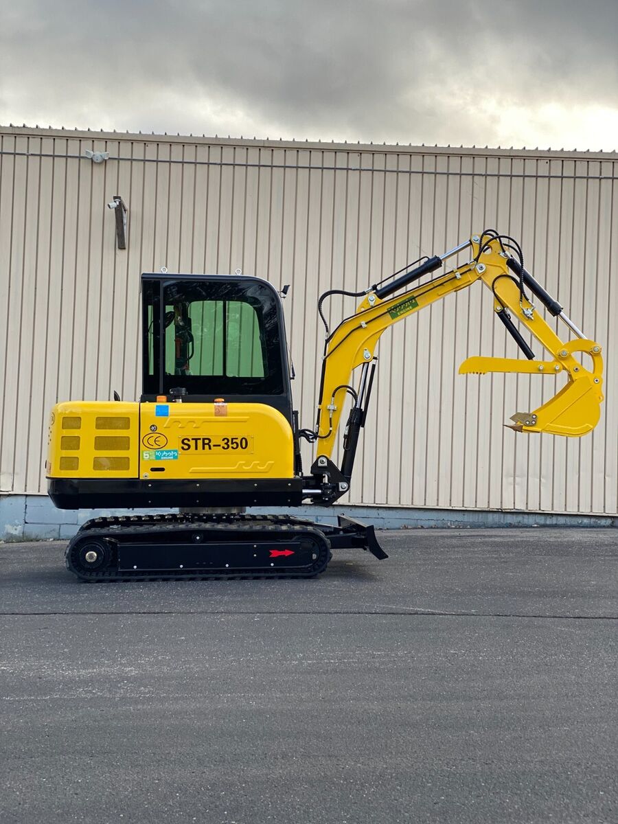 FREE SHIPPNG +ATTACHMENTS New Excavator, EPA CERTFD Kubota D1703B Engine 3.5 TON